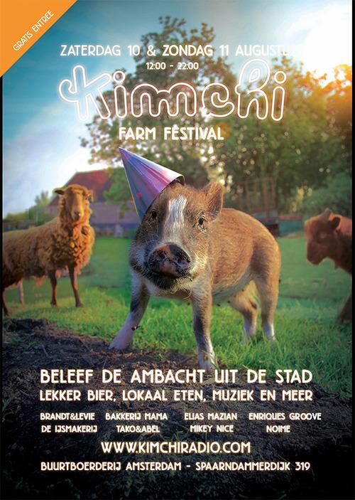 affiche kimchi farm festival