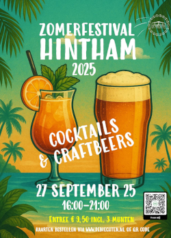 zomerfestival hintham 2025 aankondiging poster
