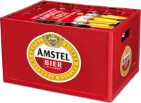 amstel krat met actiecode karton