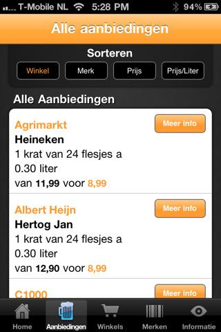 iphone app bier aanbiedingen plaatje 3