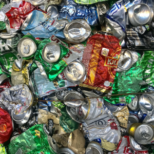 Gerecyclede bierblikjes