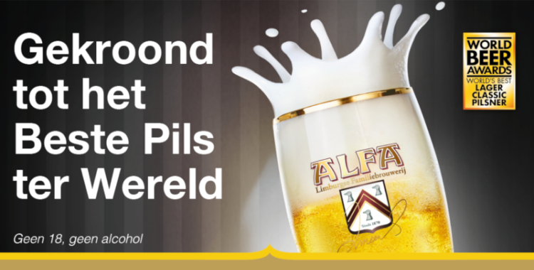 Alfa Edel Pils uitgeroepen tot Beste Pils ter wereld