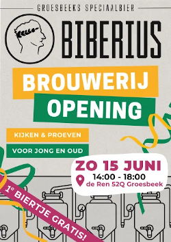 Brouwerij Opening Biberiues op 15 juni 2025