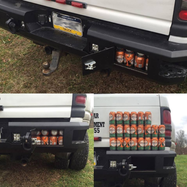 Bier verstoppen in truck Bier verstoppen in truck