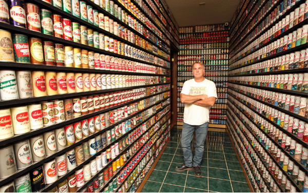 Bierblikjes verzamelaar