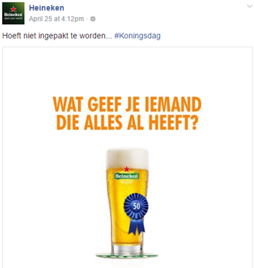 Heineken Koningsdag 2017