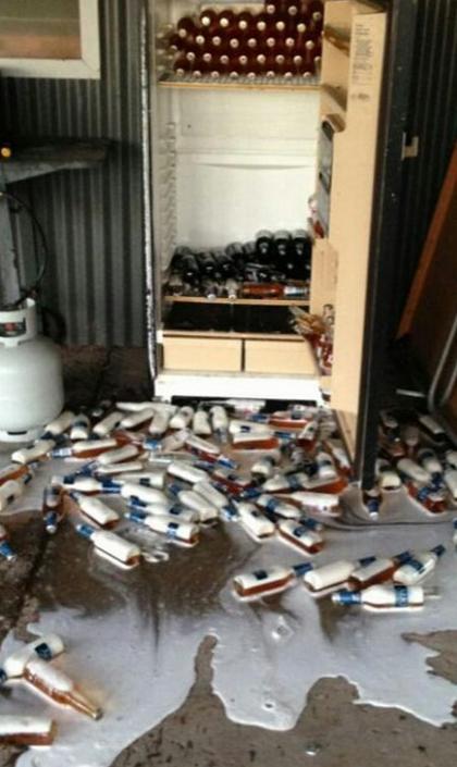 Bier uit de koelkast Bier uit de koelkast