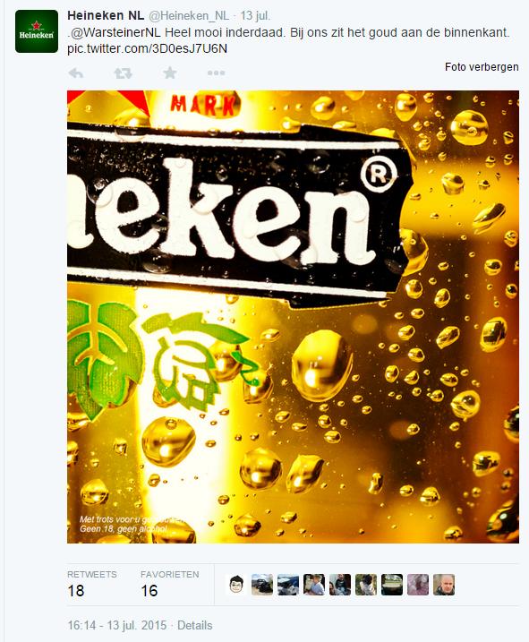 Heineken goud van binnen