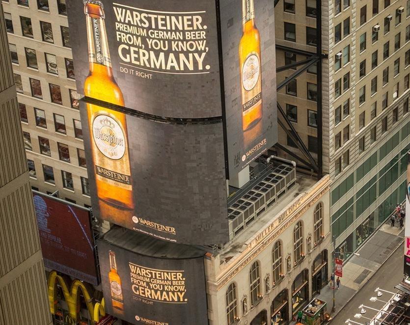 Warsteiner becks - Times Sqare New York