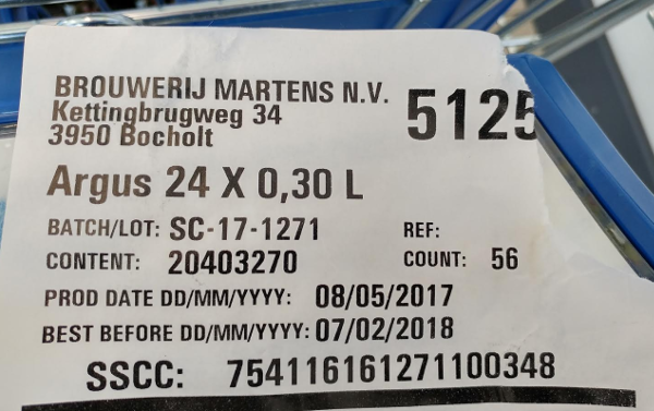 Argus door Brouwerij Martens