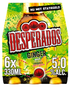 Desperados Ginger nu met statiegeld