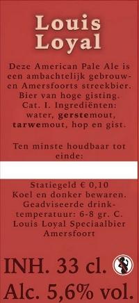 Louis Loyal APA Etiket