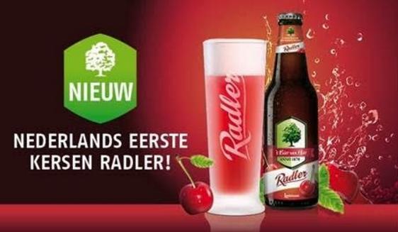 Nederlands eerste kersen radler van Lindeboom