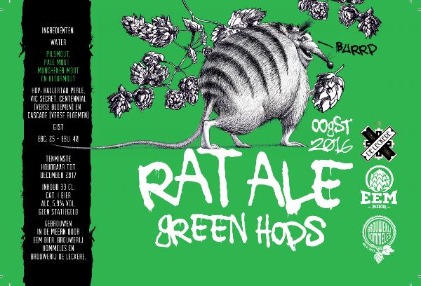 Etiket Rat Ale Green Hops Collab