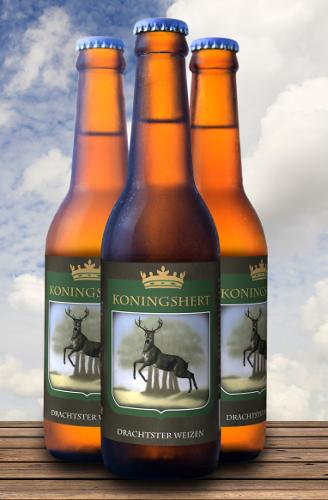 Koningshert bier flesjes