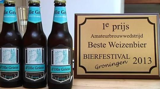 1e prijs bierfestival Groningen met d