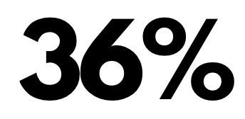 36%