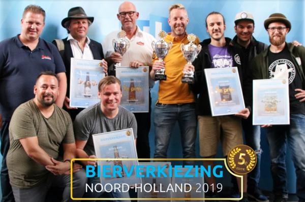 Alle winnaars tijdens de Bierverkiezing Noord-Holland