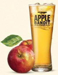 Apple Bandit Cider in glas
