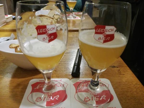 Bagel Blond Leidsch Bier Glazen