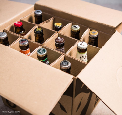 Beerwulf doos met bier