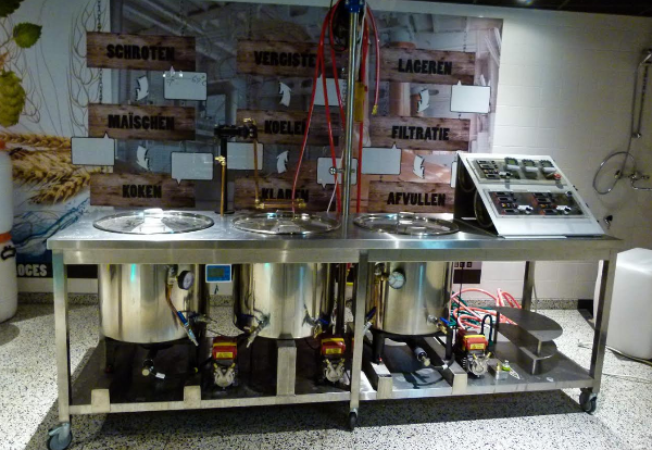 Bierbrouwen bij Delirium Amsterdam