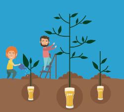 Bomen geplant door Amsterdamse brouwerij