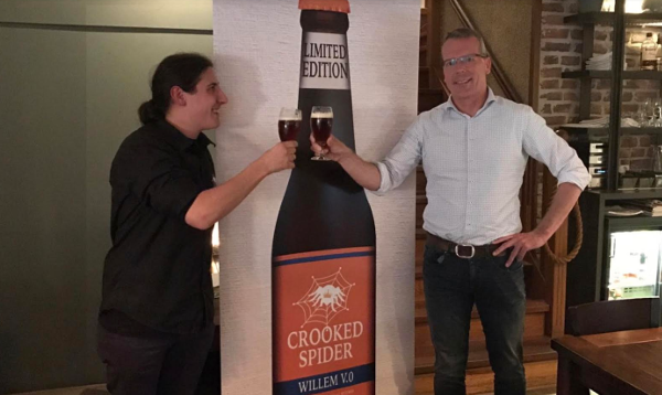 Crooked Spider Niels Beekhuizen en Bierista Alain Schepers