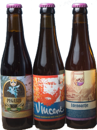 Drie bieren van de Heidebrouwerij uit Ede
