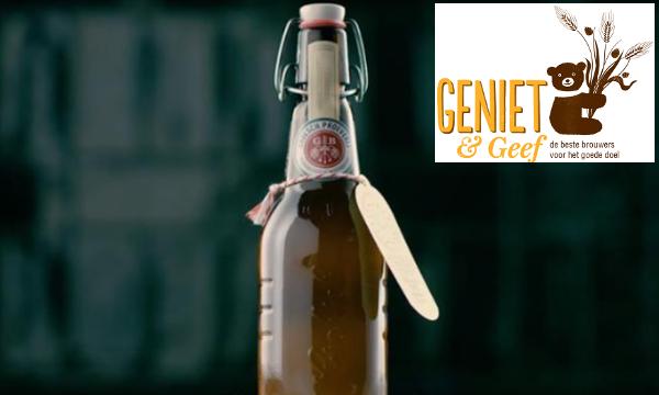 Geniet en Geef Grolsch beugelfles