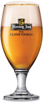 Glas met Hertog Jan Het Elfde Gebod