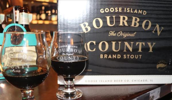 Goose Island Bourbon County Stout proefglaasjes