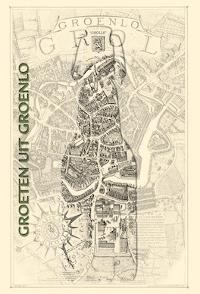 Kaart ter ere van het 700-jarig bestaan van Groenlo