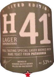 Heineken H41 etiket