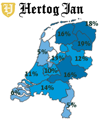 Hertog Jan aandeel in de horeca