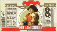 Hollands Goud Tripel etiket Hollands Goud Tripel etiket
