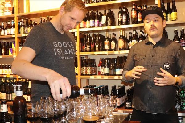 Raymond en Josh van Goose Island