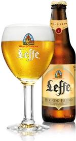 Leffe Blond fles en glas