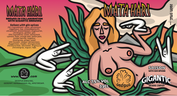 Mata Hari Etiket door Iwan Smit