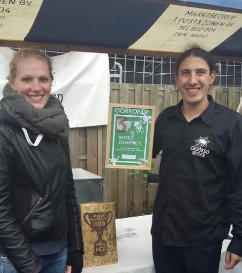 Niels Beekhuizen van Crooked Spider met Katie