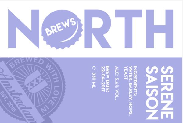 North brouwerij etiket