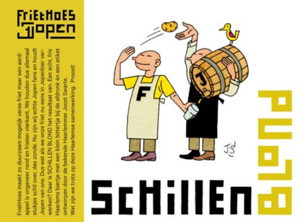 Schillen Blond bier van Frietshoes en Jopen
