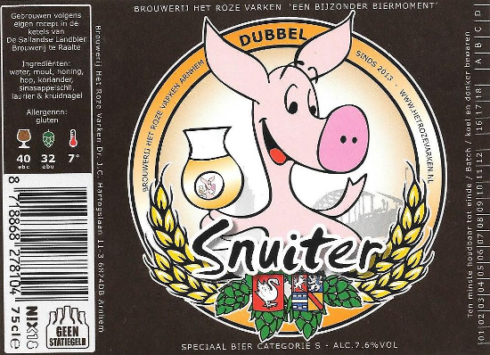 Snuiter, Brouwerij het Roze Varken
