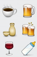 Huidige bier emoji's