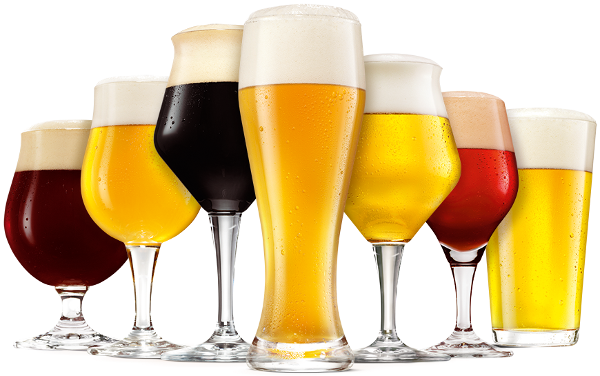 Verschillende typen bier