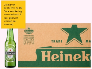 Vervanger van Heineken kratten bij Jumbo