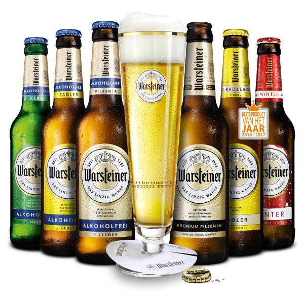 Warsteiner bieren en Radlers