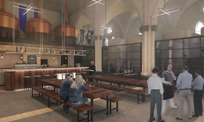 Wispe Brouwerij concept binnen in de Laurentiuskerk in Weesp