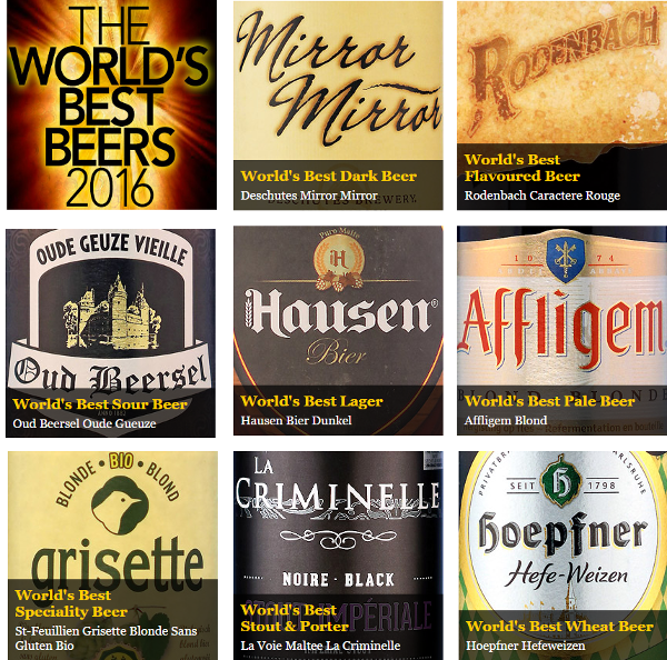 Worlds Best Beers 2016