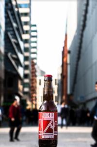 Zuidas biertje staat op de Zuidas in Amsterdam